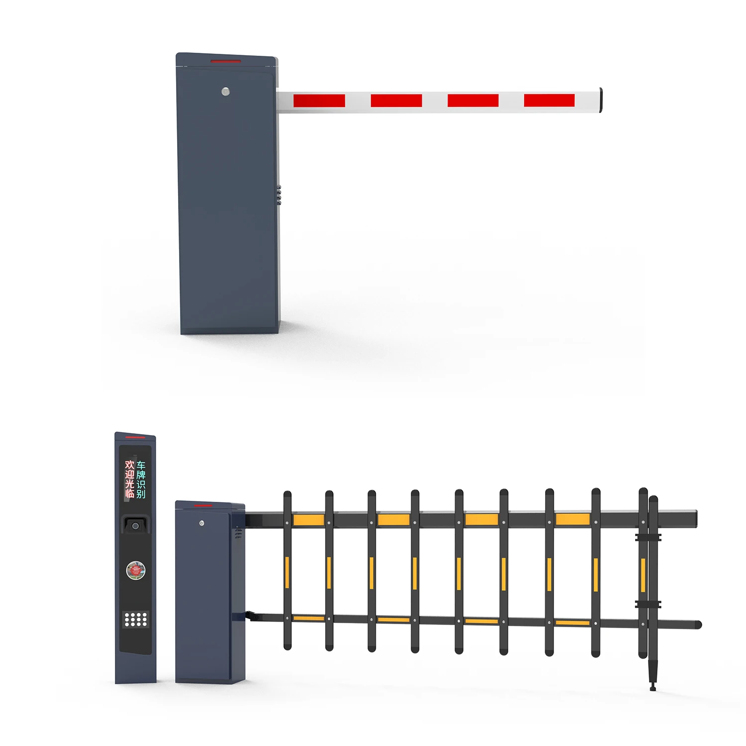 Automatisch Aluminium Barrikade Tor System für Groß-Scale Anlage Parkplatz Zutritt