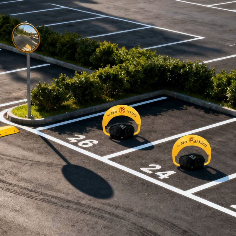 Customized Automatic Remote Controlled Parking Space Lock for Large-Scale Projects