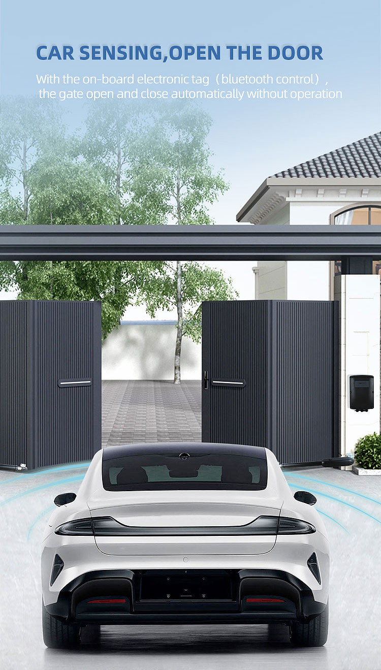 Turtech 400KG Automatic Swing Gate Motor with 30m Remote Control Range System