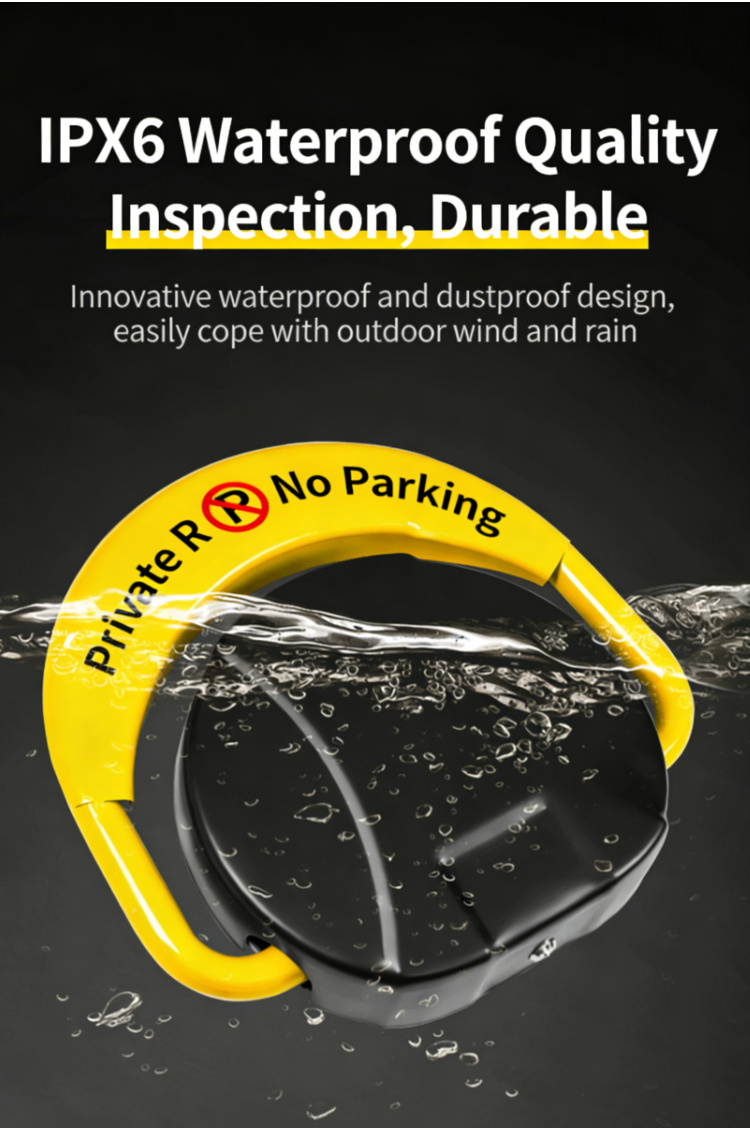 Customized Automatic Remote Controlled Parking Space Lock for Large-Scale Projects