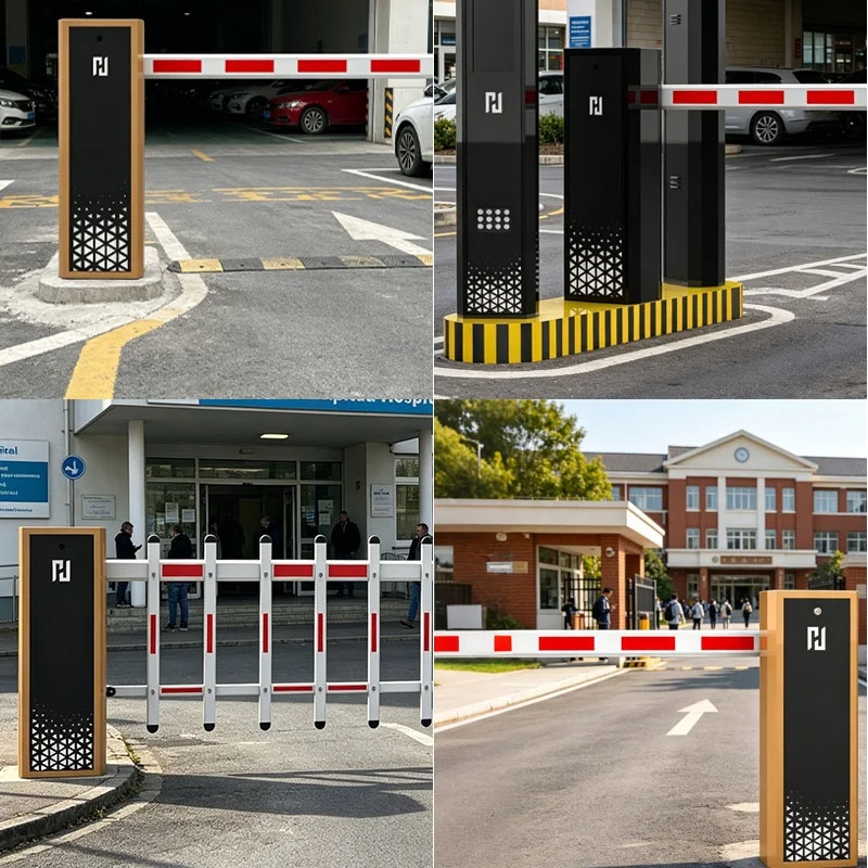 110V AC Funk--Controlled Schrankenanlage mit Manuell Override für Parkplatz Verkehr