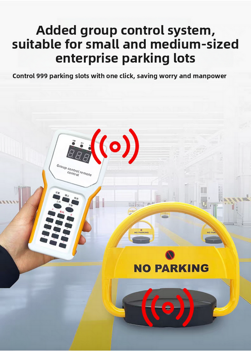 Premium Stainless Steel Modern Remote Control Safety Parking Lock for Office Buildings