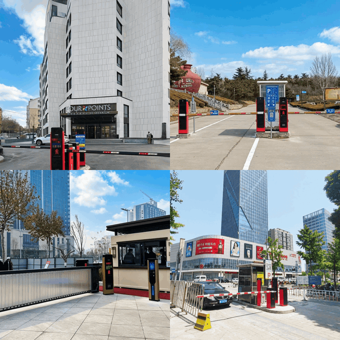 Heavy-Duty Automatic Parking Barrier Arm for Premium Corporate Facility Entrance
