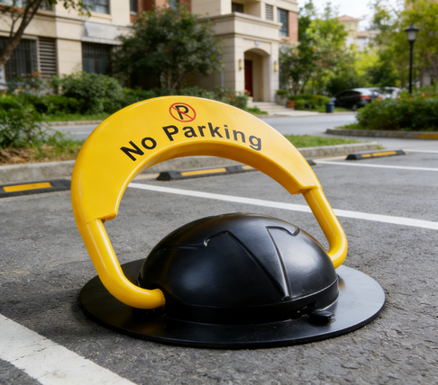 Premium Stainless Steel Modern Remote Control Safety Parking Lock for Office Buildings